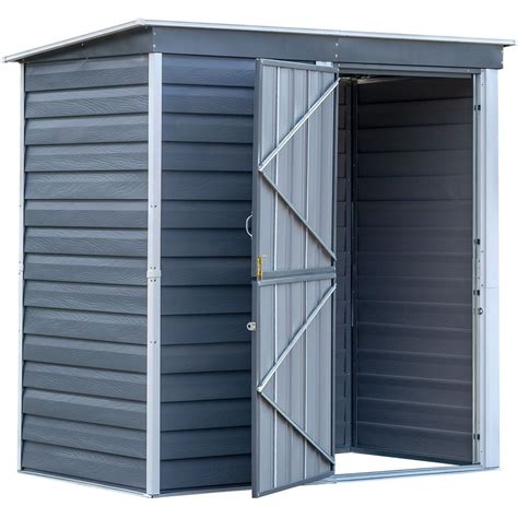 arrow shed-in-a-box 6' x 4' steel storage shed|storage shed 10x12 best price.